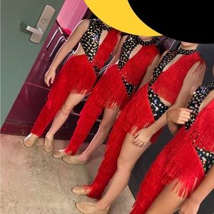 Glamour adult small dance costume.